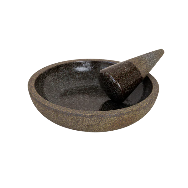 Ry Mortar and Pestle - Speckled Iron/Gloss