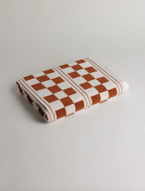 Busby Pool Towel - Fuyu & Chalk