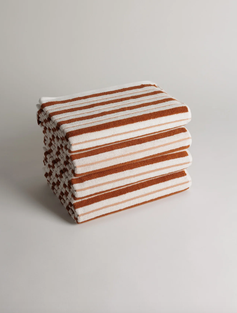 Franklin Bath Towel - Fuyu & Chalk