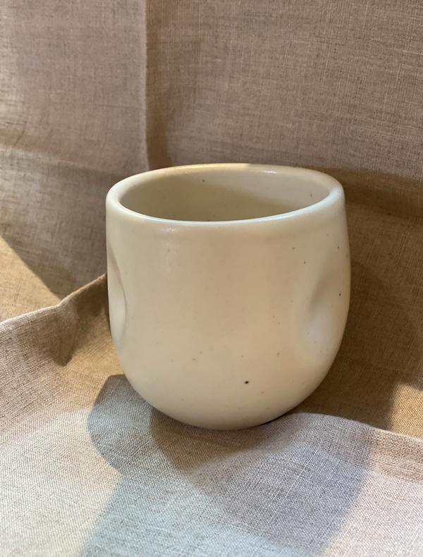 Dimple Cup - Cream