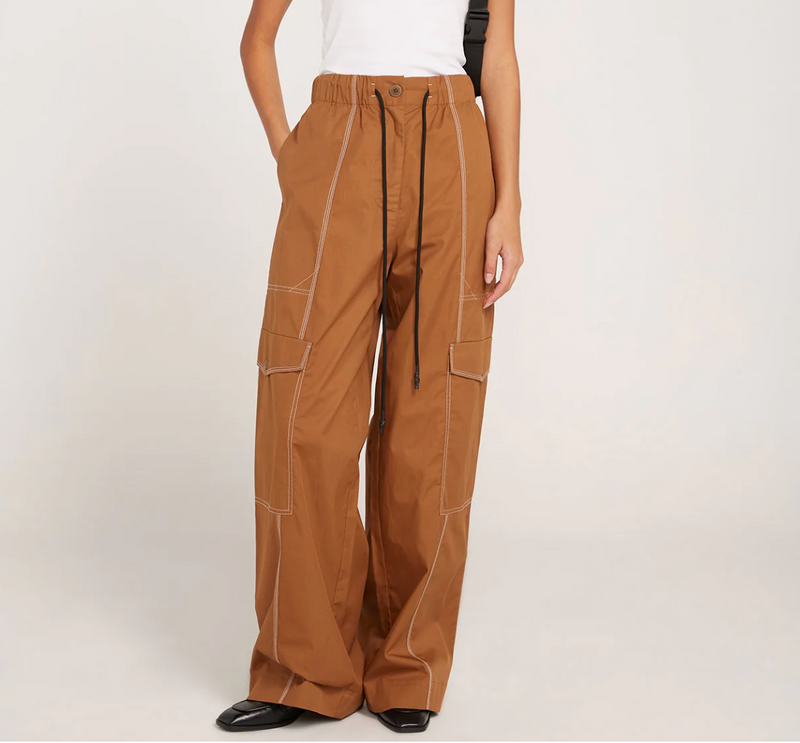 Maddy Relaxed Pant - Walnut