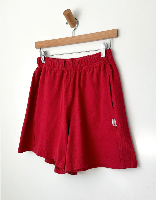 Flared Basketball Shorts - Crayon Red