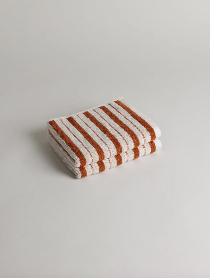 San Luis Hand Towel - Fuyu & Chalk