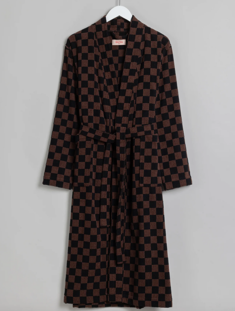 Sulis Bath Robe - Tabac & Nior