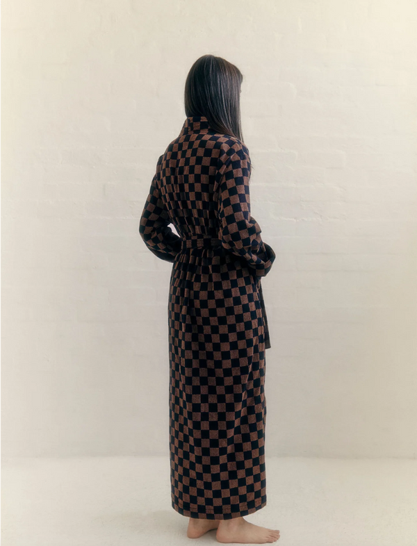 Sulis Bath Robe - Tabac & Nior