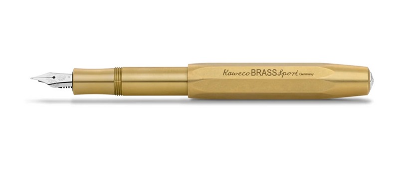 Brass Sport Fountain Pen - Fine