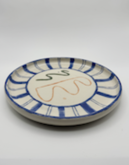 White Light White Heat Lunch Plate