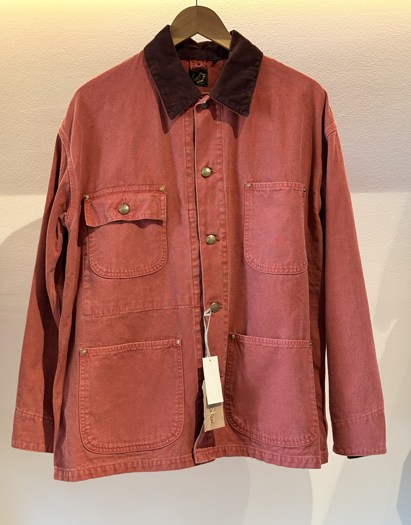 RELAX FIT OXFORD COVERALL - RED