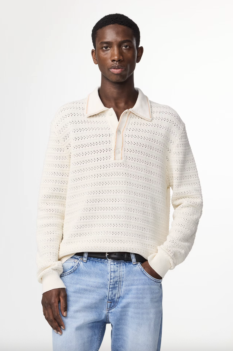 Josh Organic cotton Polo - Ivory