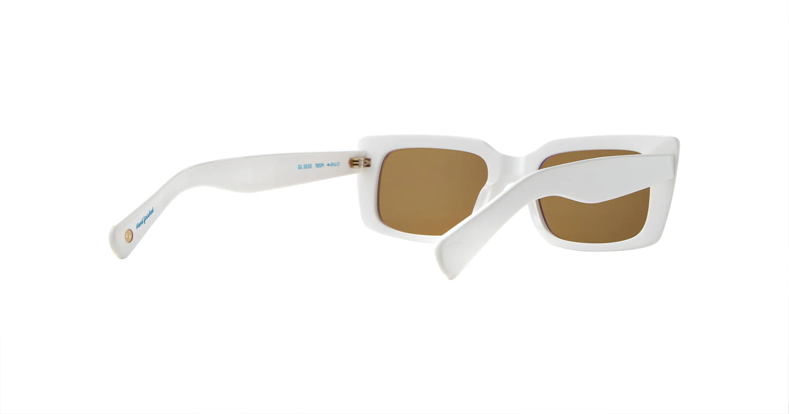 NEW Garrett Leight California Sunglasses Teen Spirit Rectangle GL3030 49-21-135 Garrett Leight Gl 3030 Sun - Teen Spirit / Marigold – Kith  main image 3