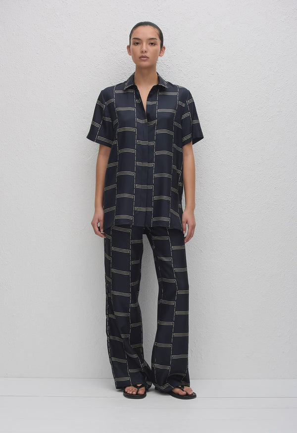 Twill Short Sleeve Shirt - Bamboo