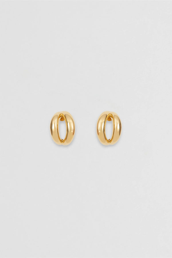 Via Earrings - Small - Gold