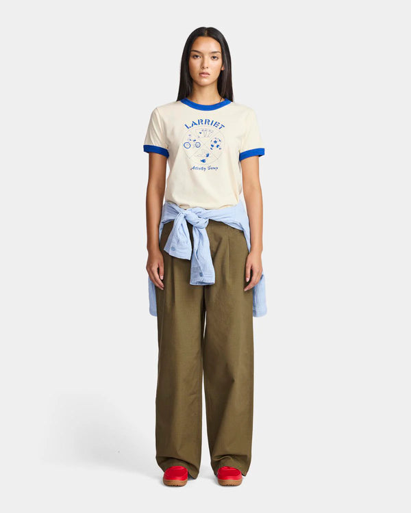 Wmns Camp Larriet Tee - Natural