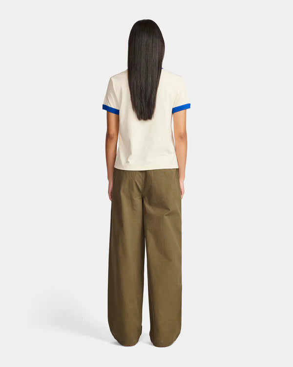 Wmns Camp Larriet Tee - Natural