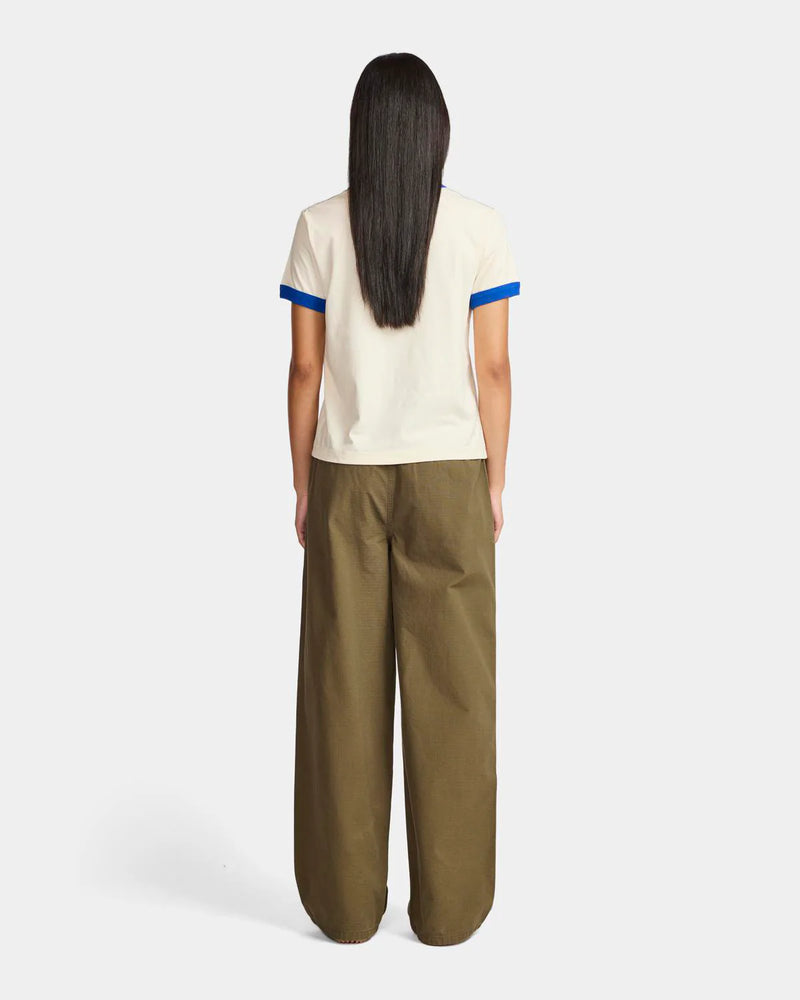 Wmns Camp Larriet Tee - Natural