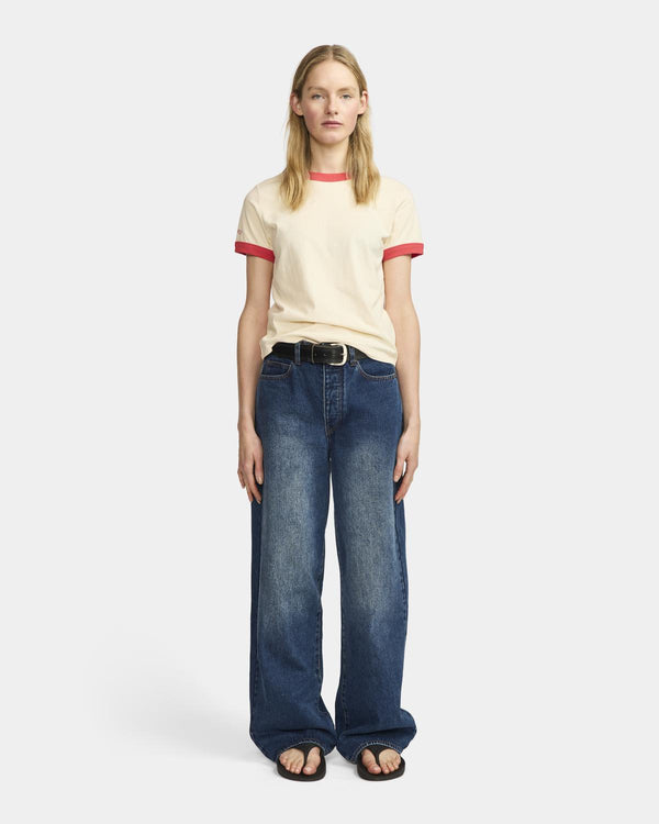 Wmns Lasso Tee - Natural