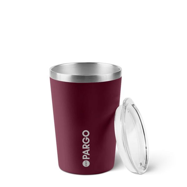 12oz Insulated Coffee Cup - Wild Cherry