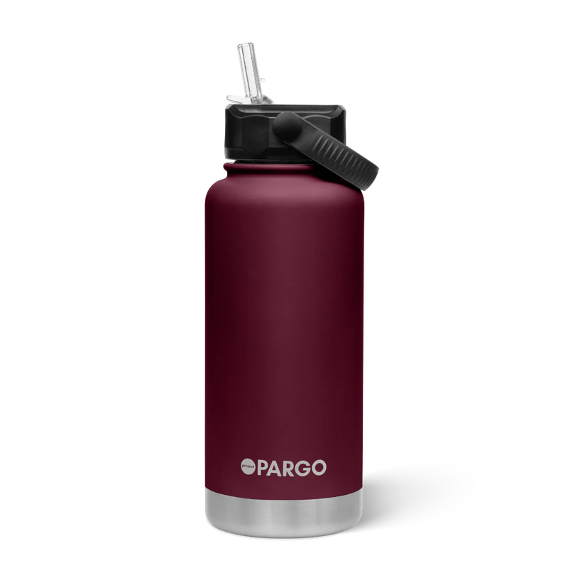 950ml Insulated Sports Bottle w/ Straw Lid - Wild Cherry