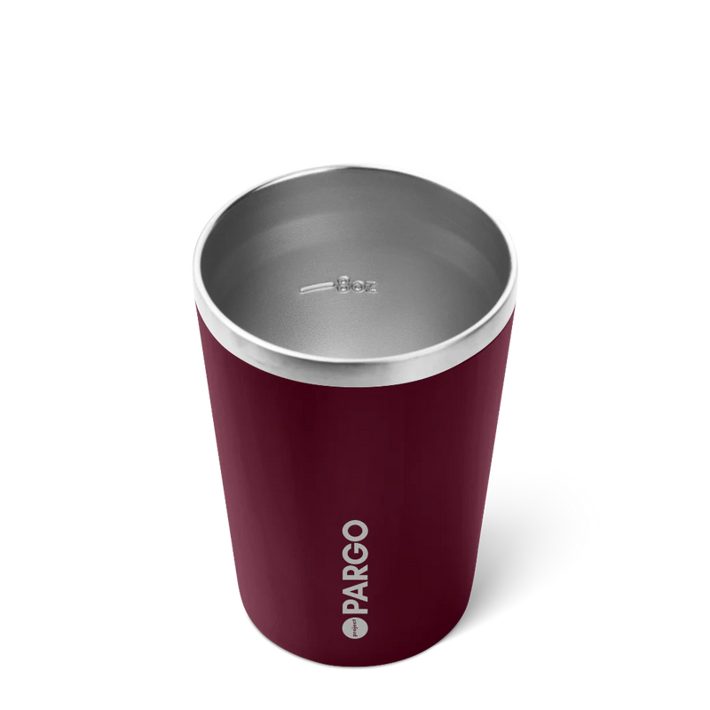 12oz Insulated Coffee Cup - Wild Cherry