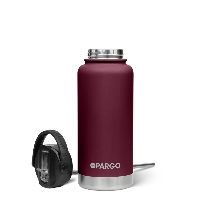 950ml Insulated Sports Bottle w/ Straw Lid - Wild Cherry