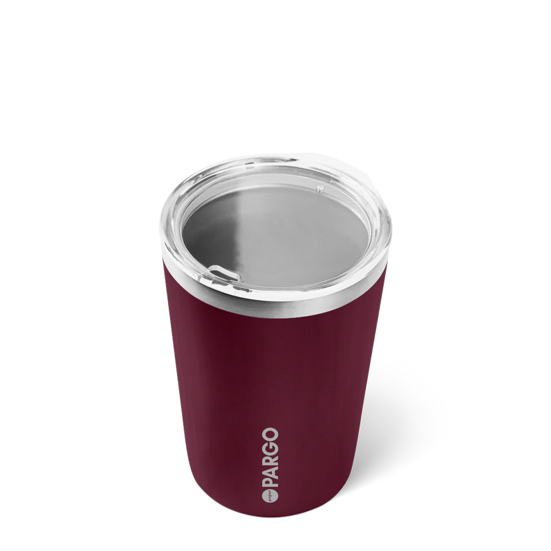 12oz Insulated Coffee Cup - Wild Cherry