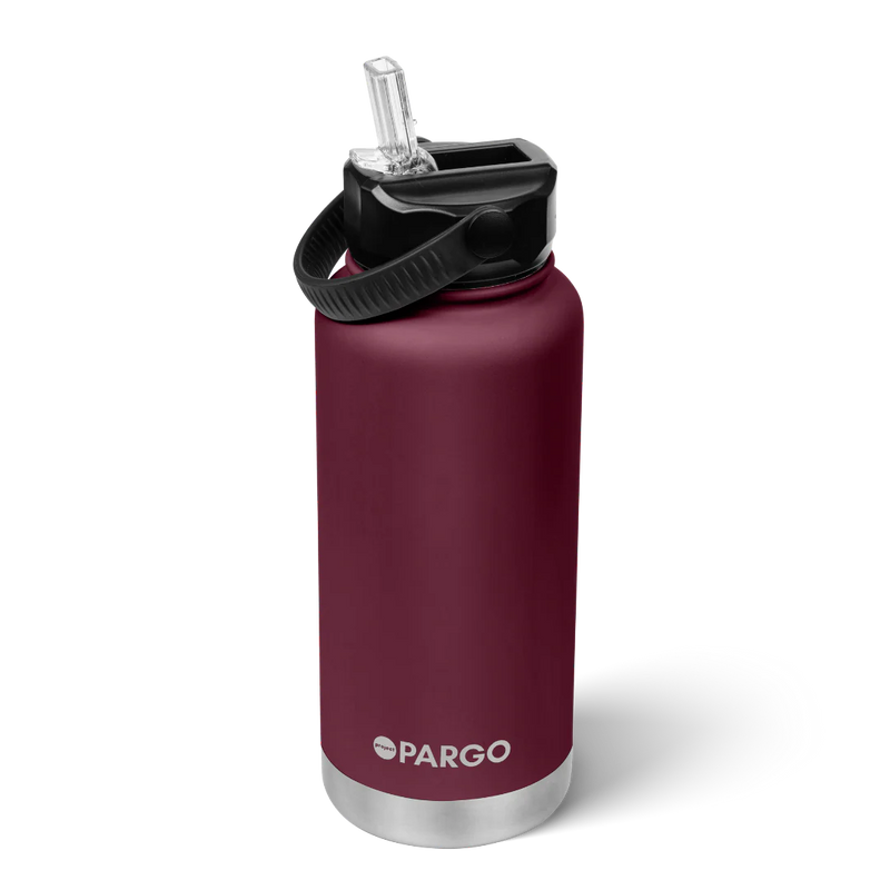 950ml Insulated Sports Bottle w/ Straw Lid - Wild Cherry