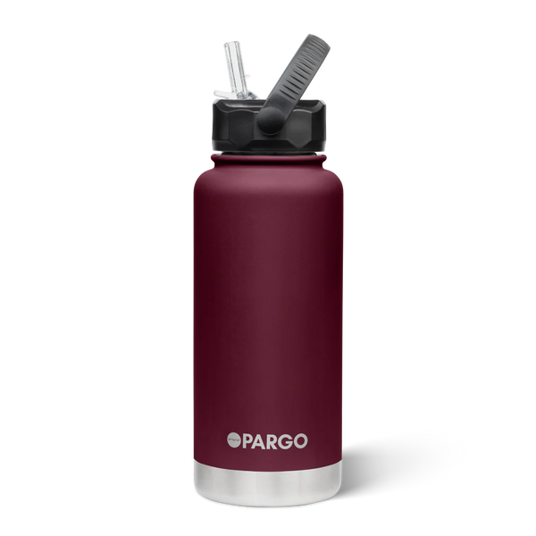 950ml Insulated Sports Bottle w/ Straw Lid - Wild Cherry