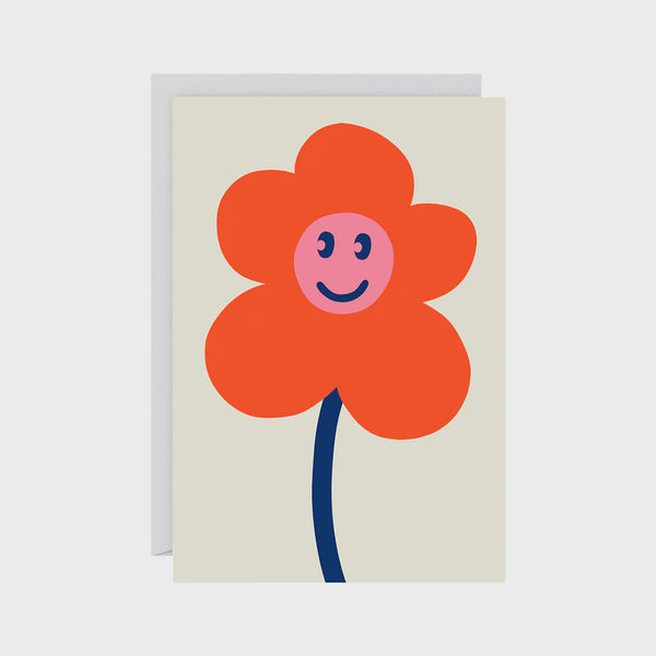 Greeting Card - Happy Flower