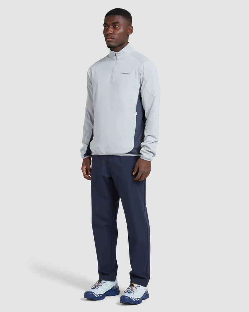 Quarter Zip Tech Mid-Layer - Blue