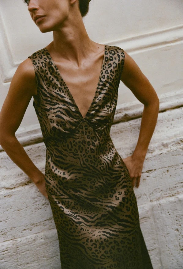 Krista Dress - Leopard