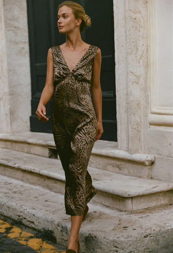 Krista Dress - Leopard