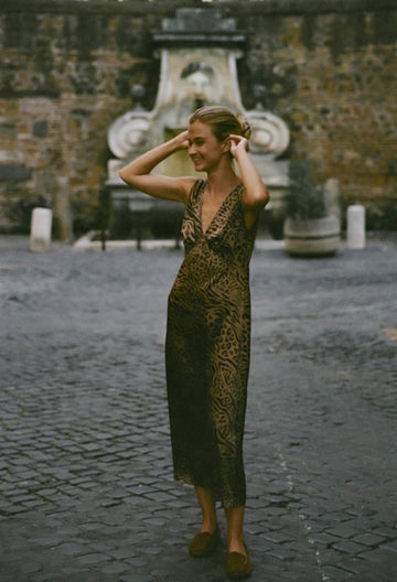 Krista Dress - Leopard