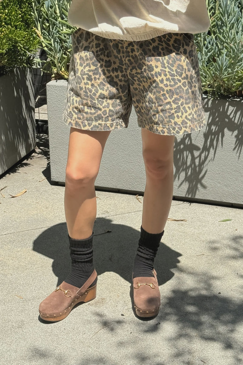 City Shorts - Leopard