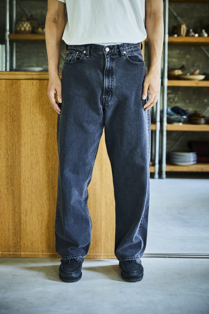 Super Dad's Denim Pants - Black Denim