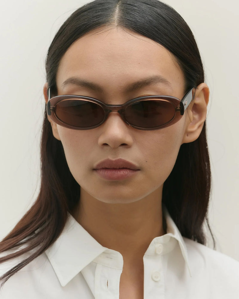 Valentina Sunglasses - Transparent Brown