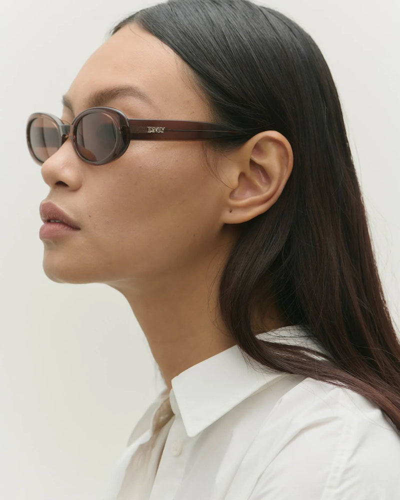 Valentina Sunglasses - Transparent Brown