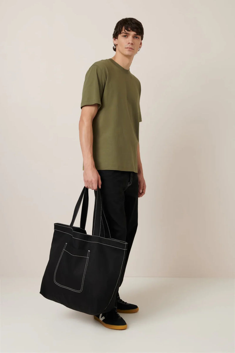 Everyday Tote - Black Denim