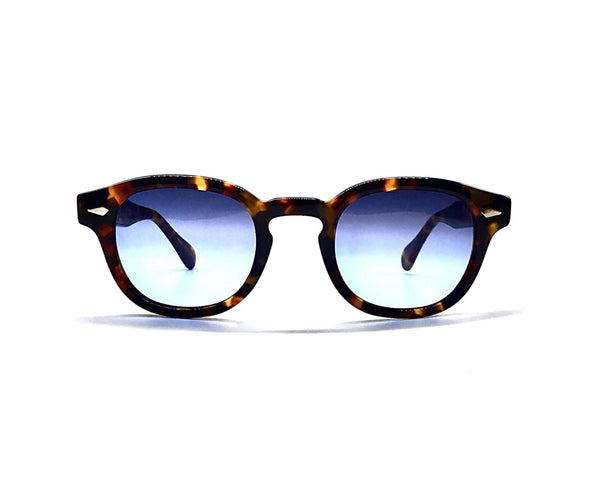 Lemtosh Base 2 Sun 49 Tortoise - Custom Tints - Denim Blue