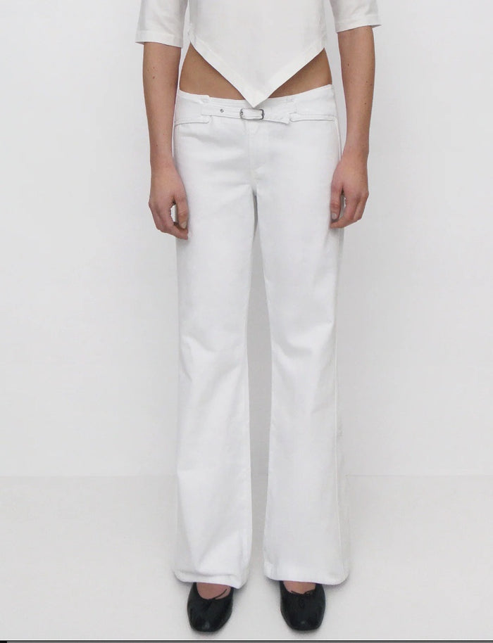 Nicole Trousers - White – Kind Curations