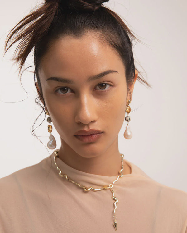 Offbeat Neck Collar - Brass + 18k Gold plating