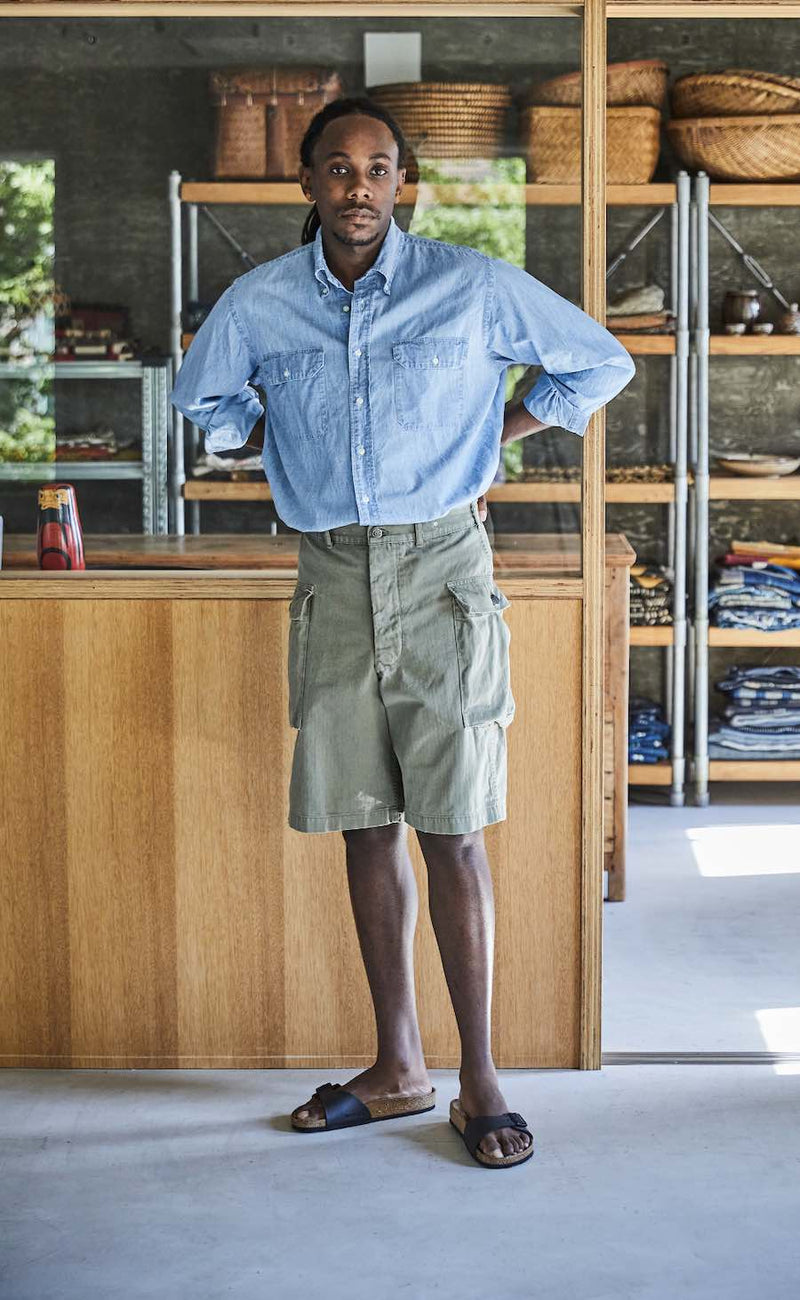 US Army Pocket Cargo Shorts Army Green โ Kind Curations