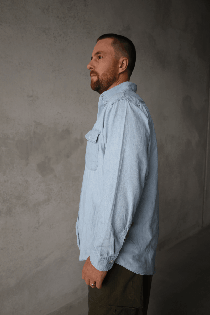 Chambray Work Shirt - Chambray Bleached