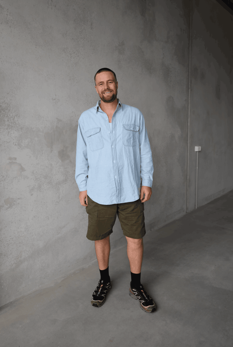 Chambray Work Shirt - Chambray Bleached