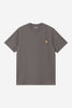 S/S American Script T-Shirt - Porphyry