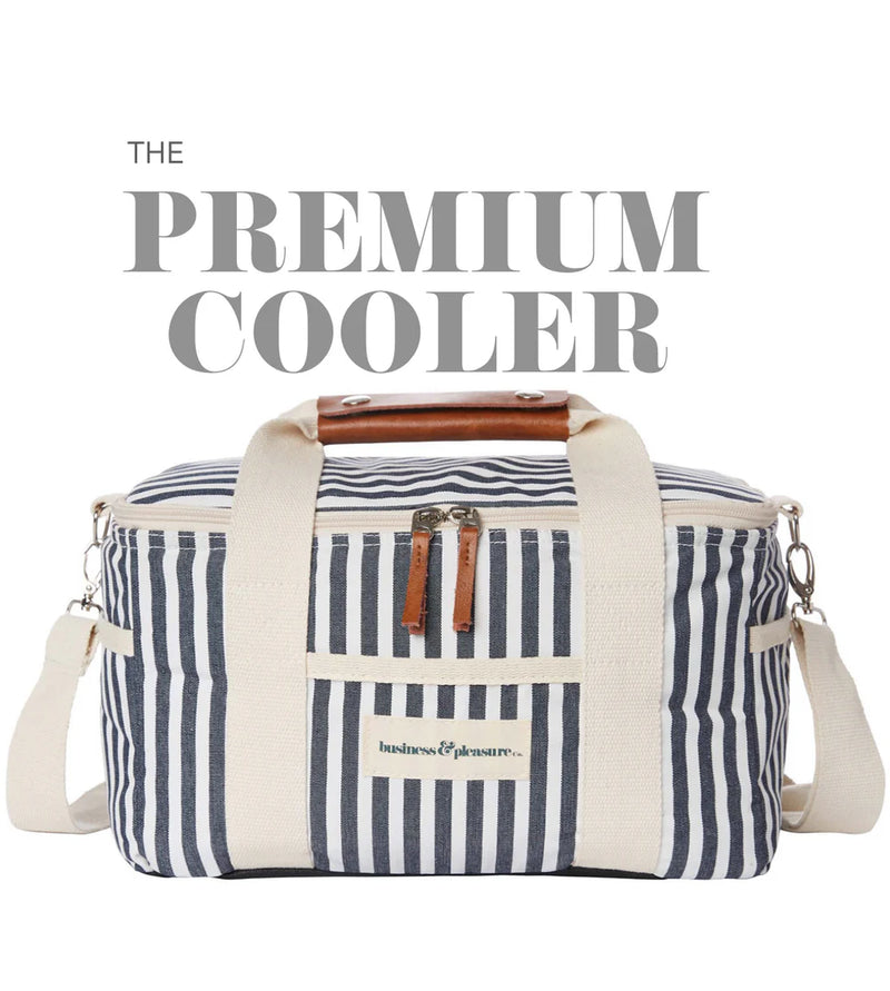 Premium Cooler Bag  Monaco Natural Stripe