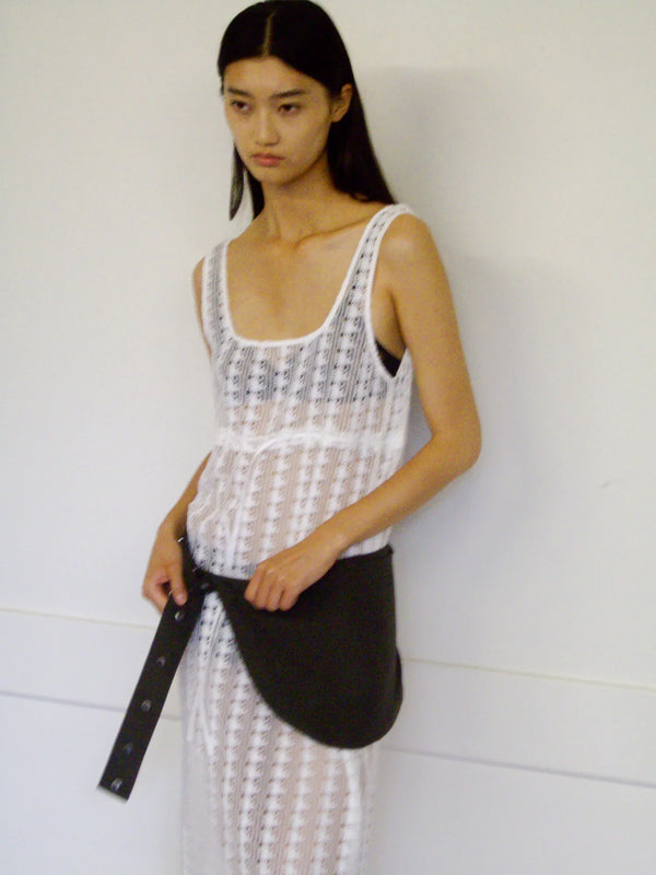 Press Stud Saddle Bag - Dark Chocolate
