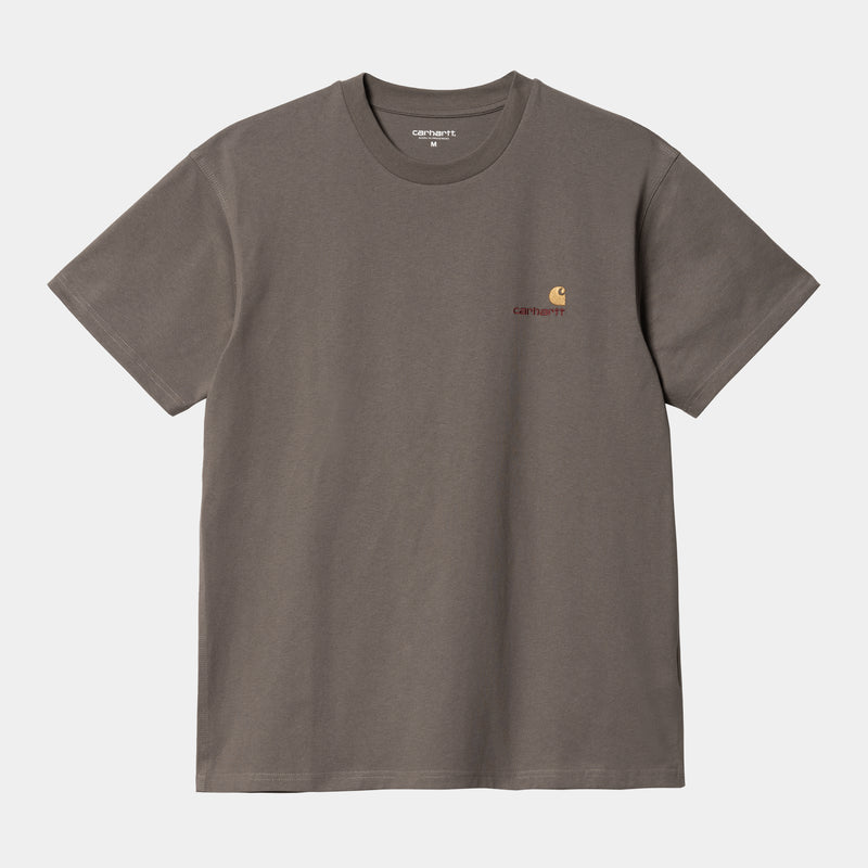 S/S American Script T-Shirt - Teide