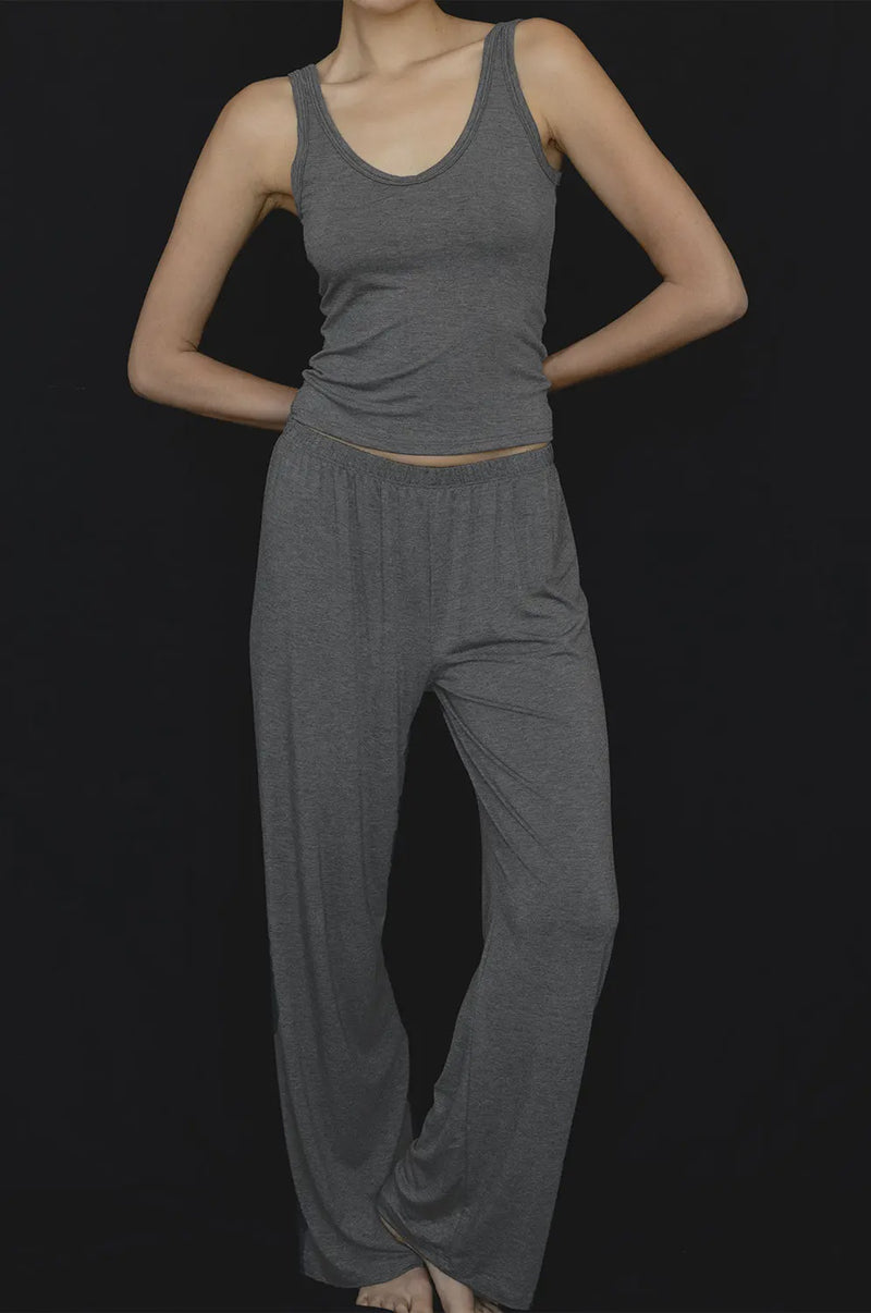 Recline Tank - Charcoal