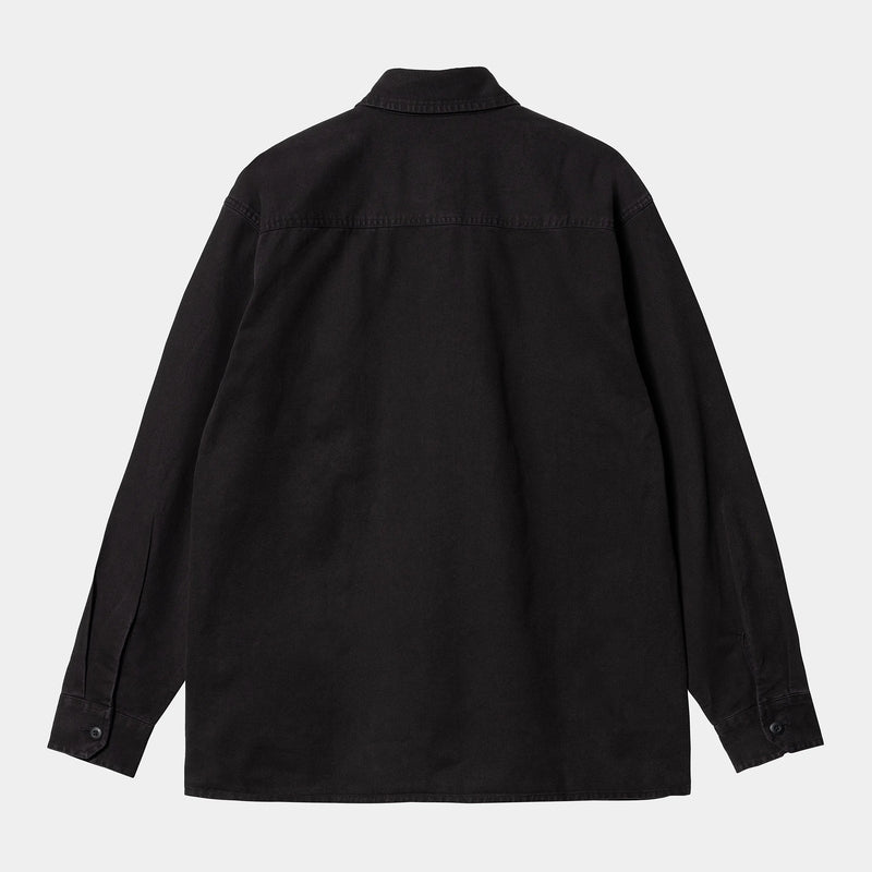 Reno Shirt Jacket - Black Garment Dyed