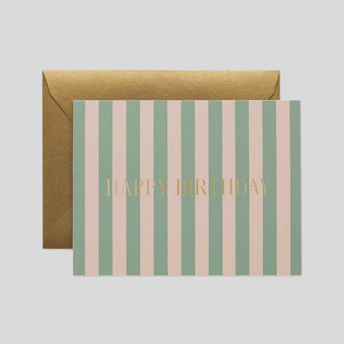 Greeting Card - Cabana Stripe